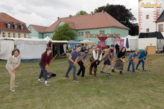 Workshop bei der mittelalterlichen Fechtschule