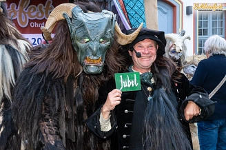 Heinzi in den Armen der Thüringer Bergteufel