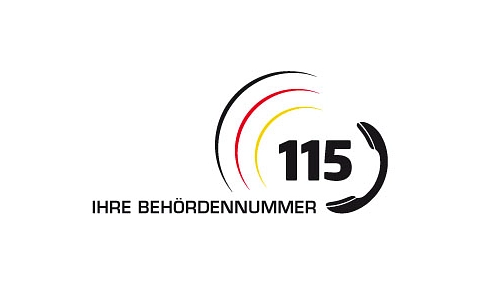 Logo mit den Zahlen 115 und dem Schriftzug "Behördennummer"&nbsp;&copy;&nbsp;FITKO (Föderale IT-Kooperation)