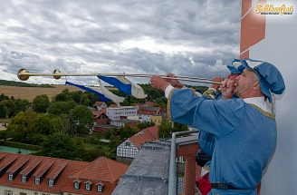 Turmbläser auf dem Schlossturm